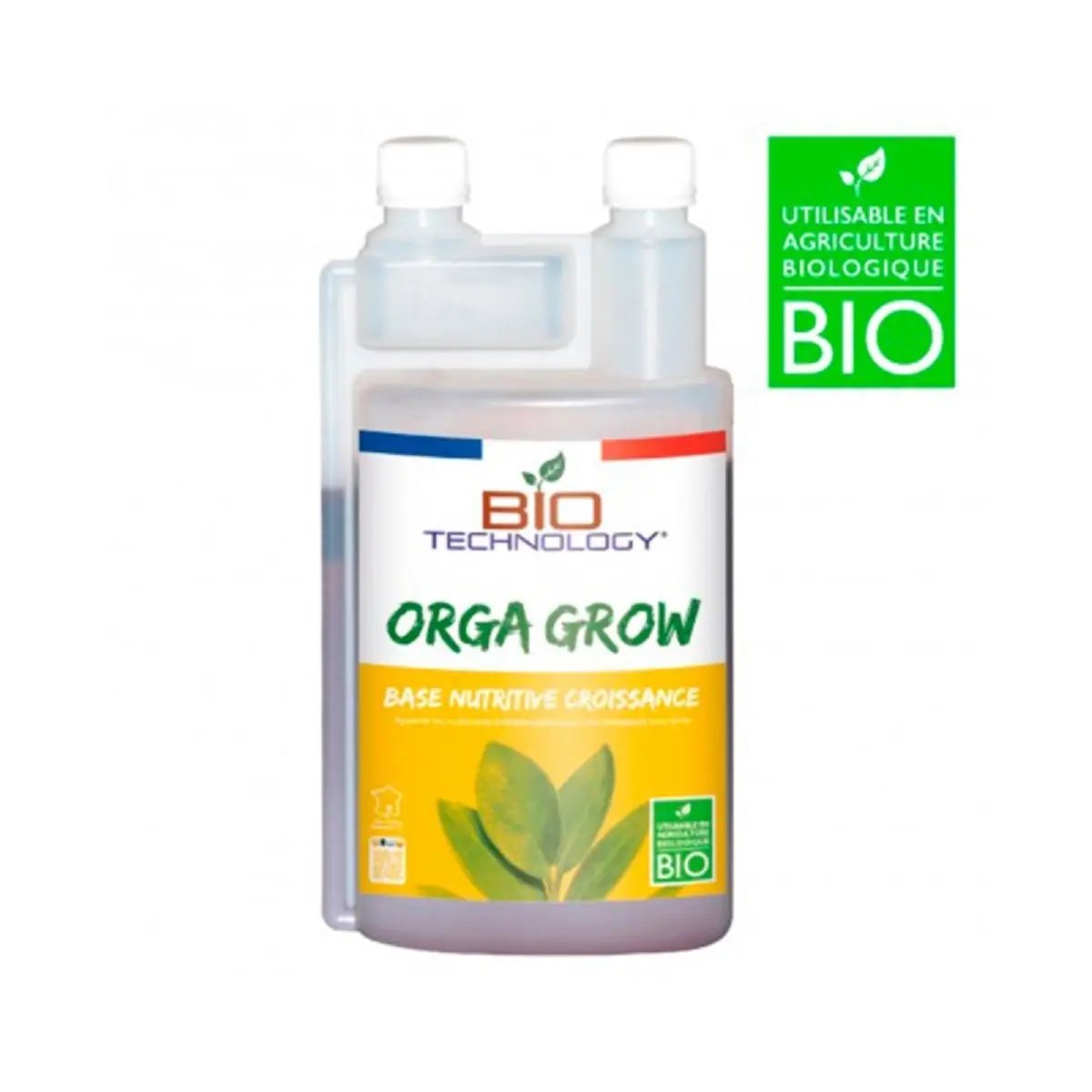 Engrais de croissance organique Bio Technology Orga Grow 1 litre