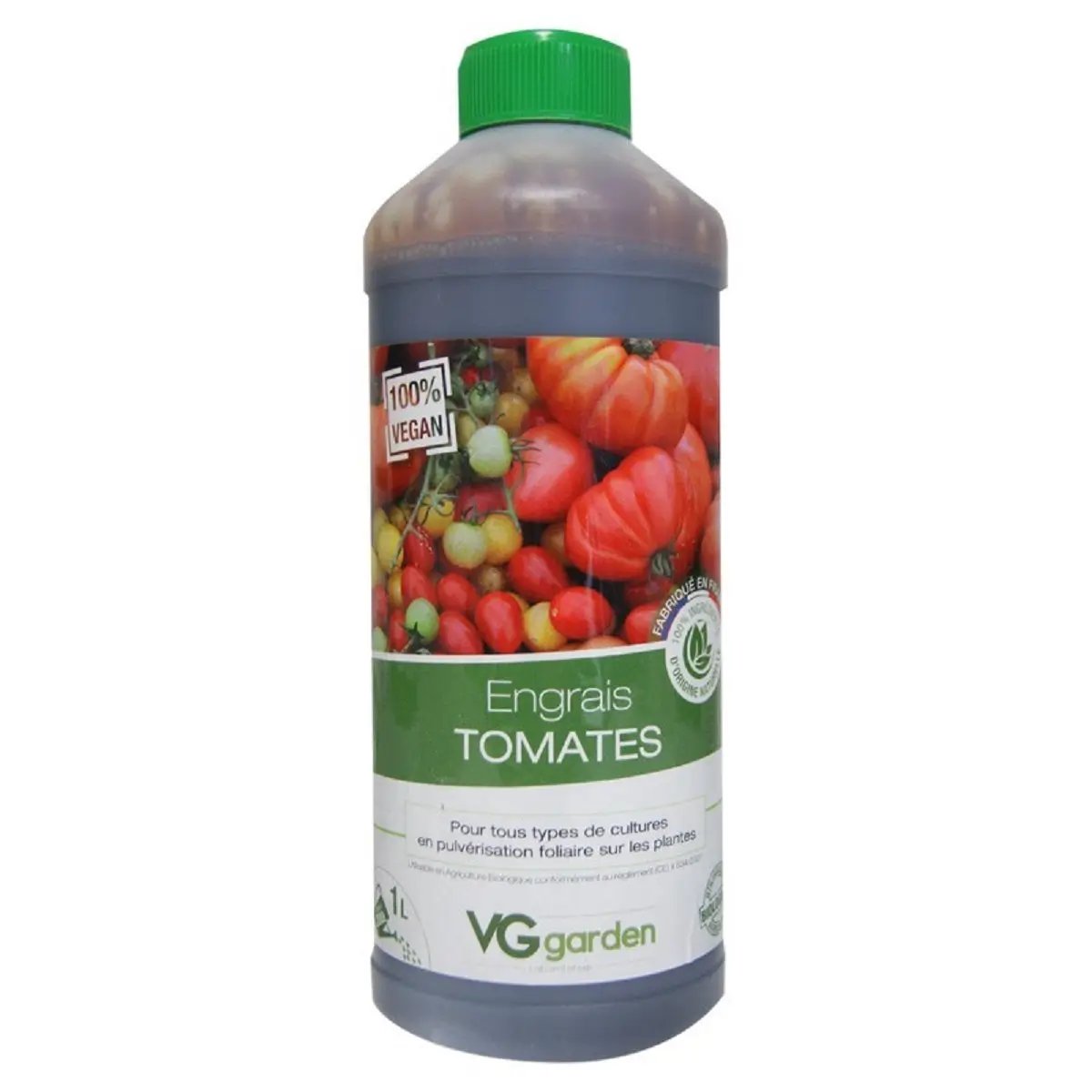 Engrais pour tomates 100% Végan VG Garden 1 litre