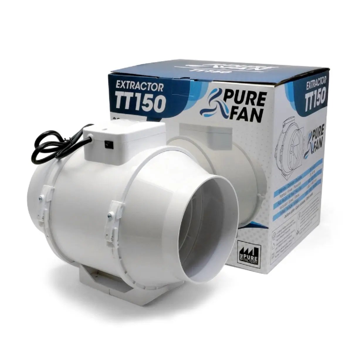 Extracteur d'air Pure Fan TT 150 à 2 vitesses
