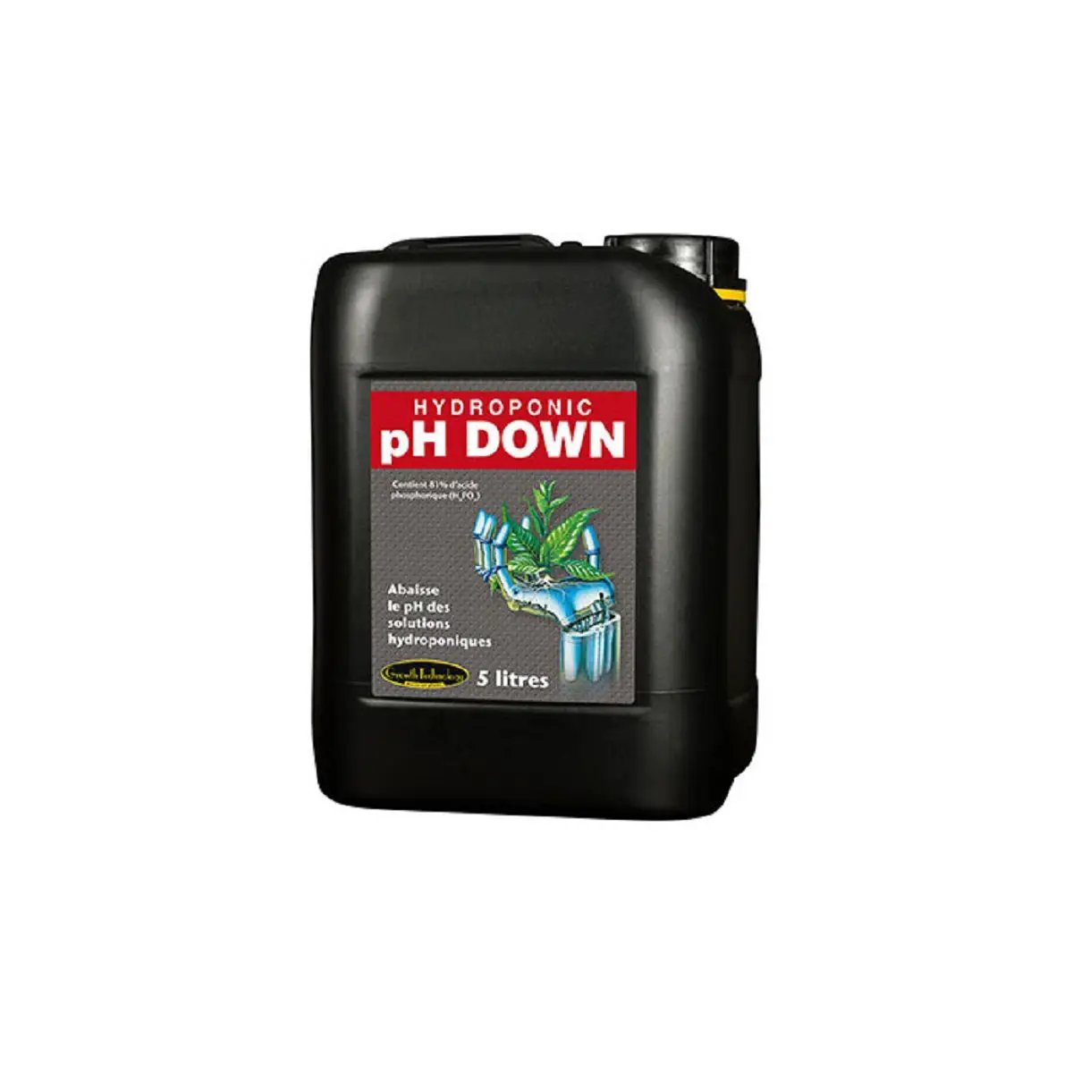 Régulateur de pH Growth Technology pH Down 5 Litres