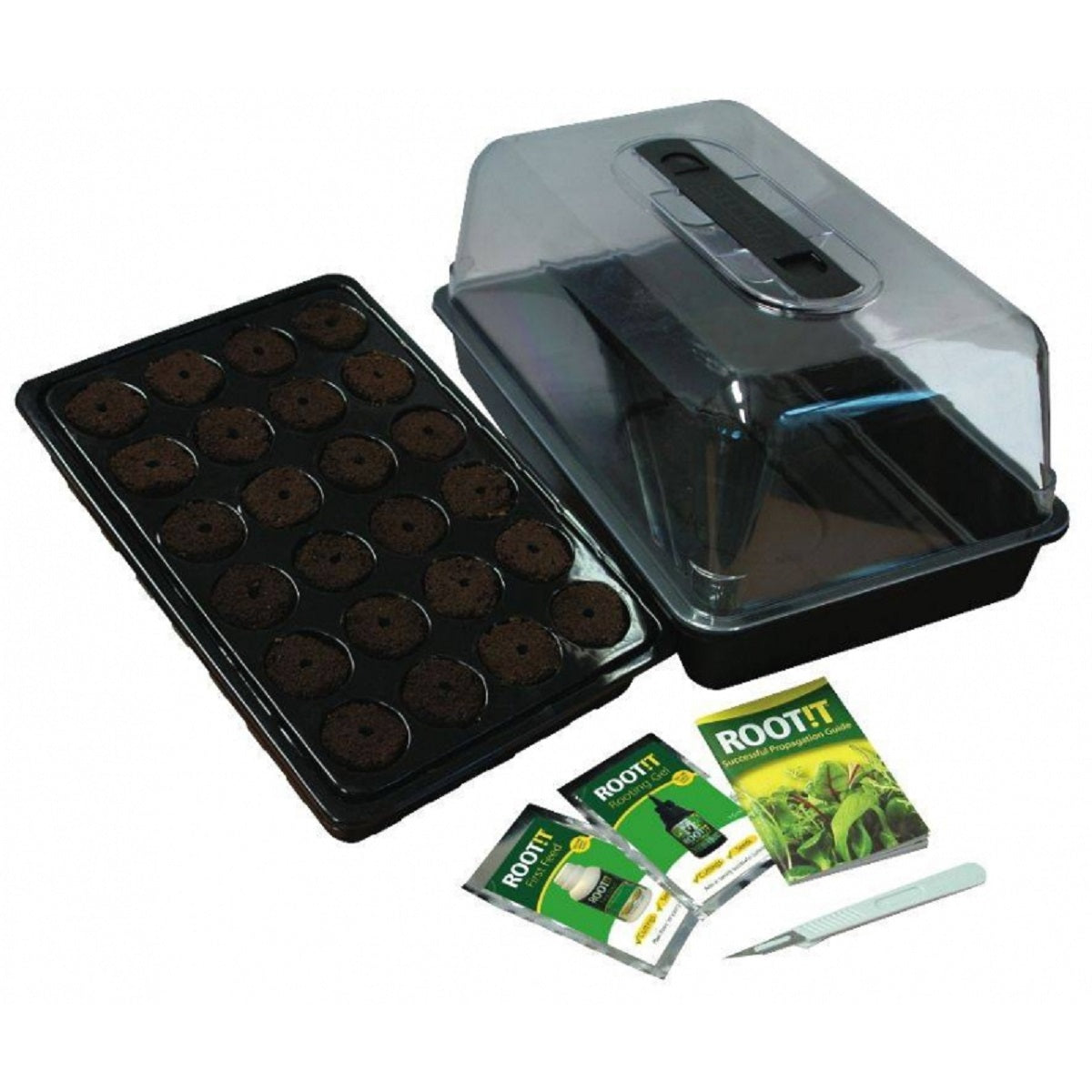 Kit de germination pour boutures et semis Root!t 24 cubes