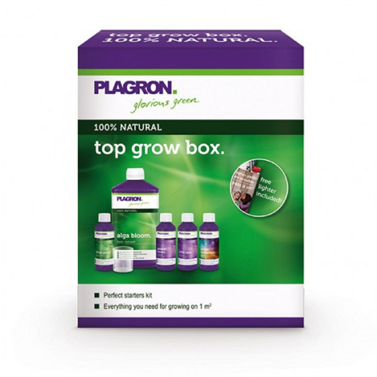 Kit d'engrais Plagron Top Grow Box organique pour petite cultures
